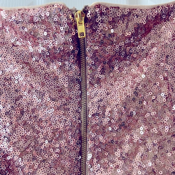 Nasty Gal pink sparkle skirt size small - Picture 4 of 10